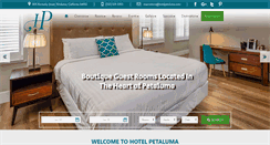 Desktop Screenshot of hotelpetaluma.com